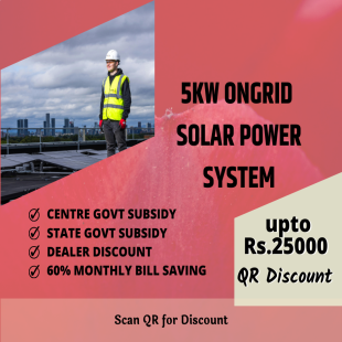 5kw Ongrid solar Power System
